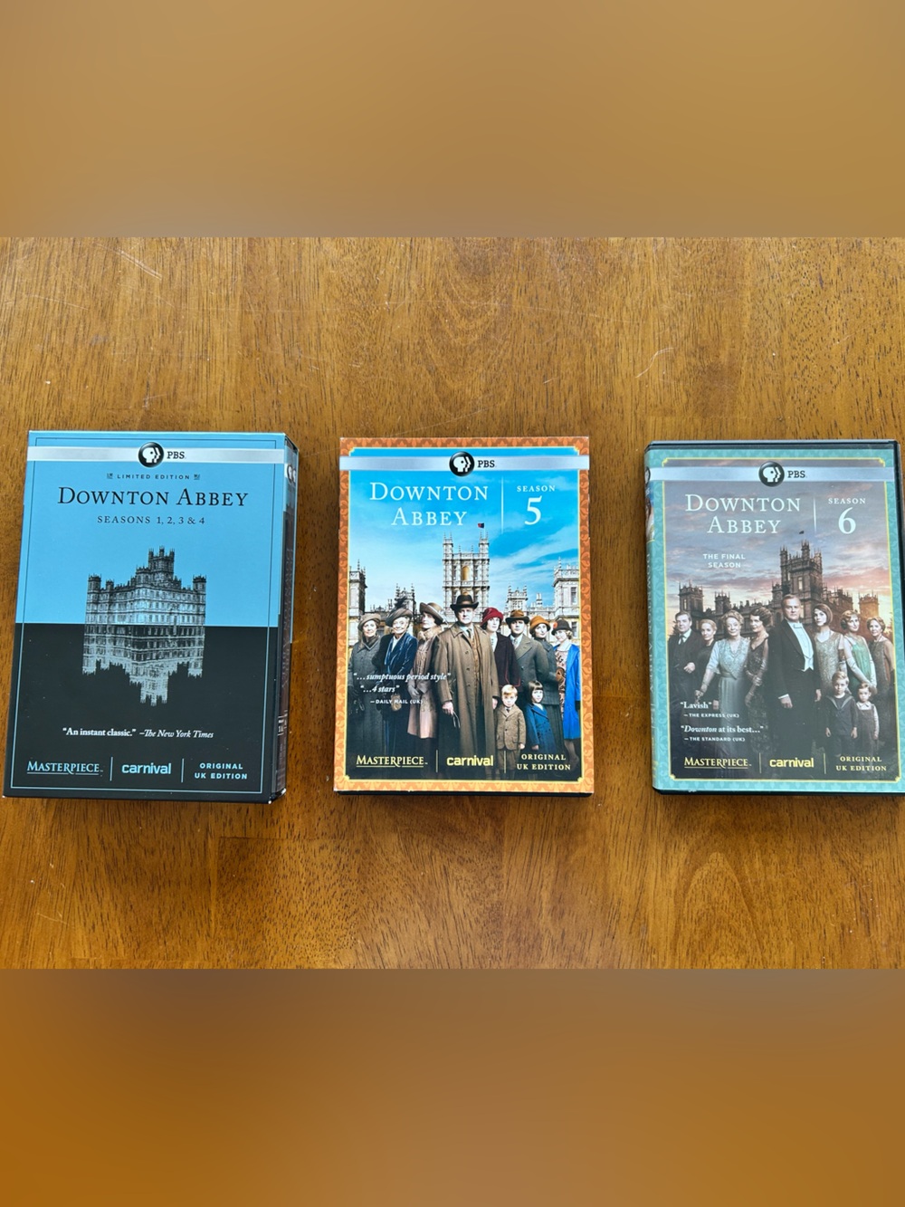 Downton Abbey complete 6 seasons